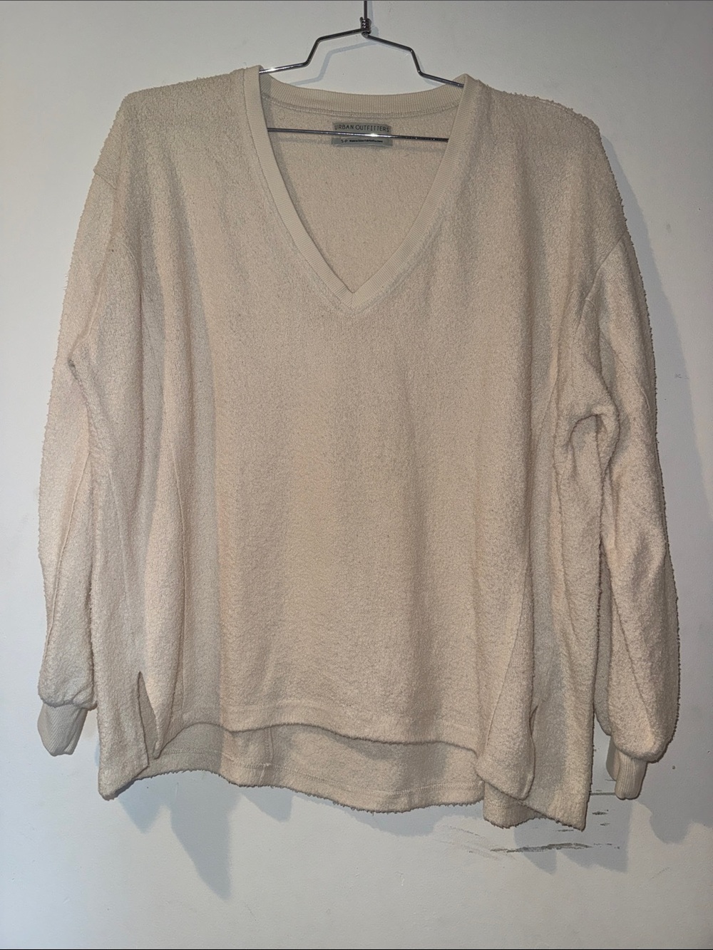 Urban Outfitters Cream Crewneck Sweater